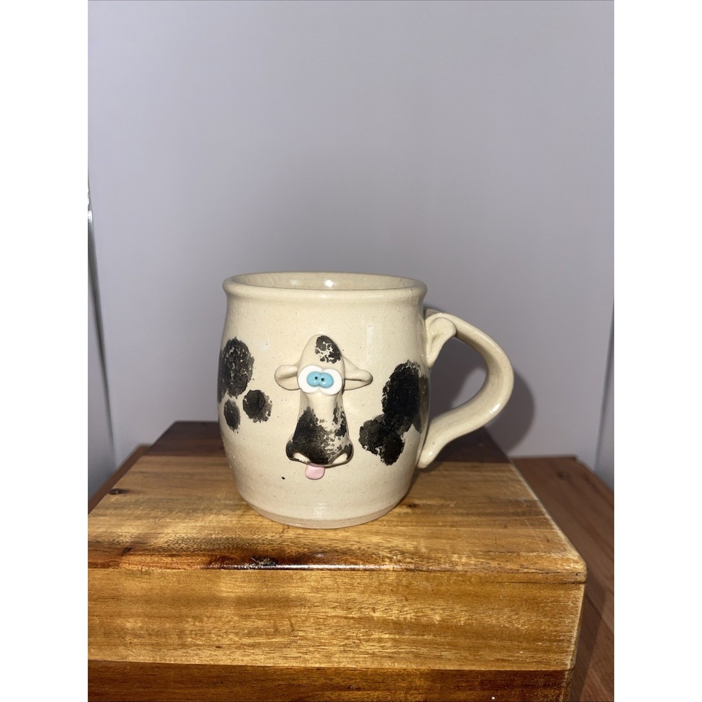"FINAL “POTTER" Cow Pottery Mug Cup Ugly Mugs Cottagecore Farmhouse Kitchen